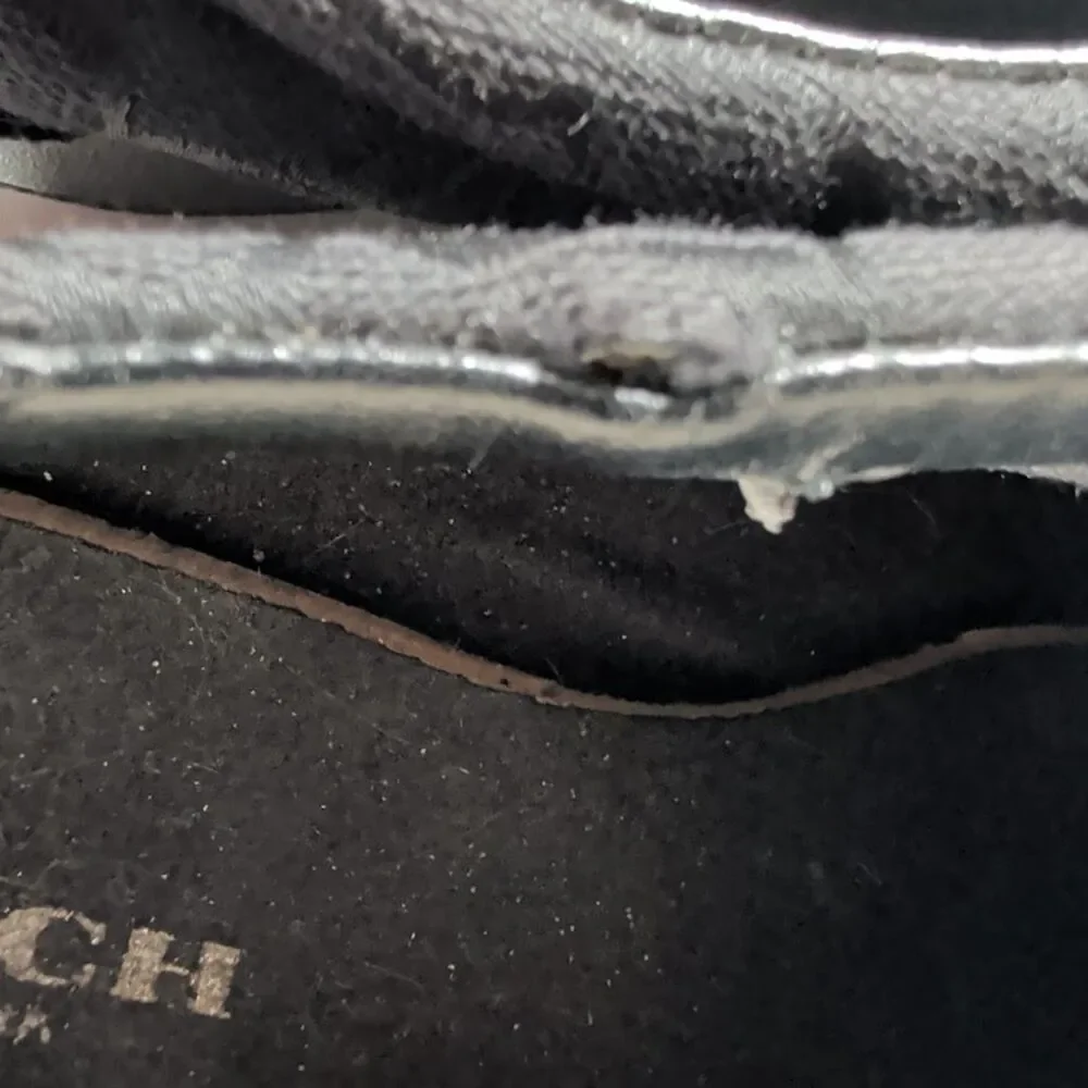 Coach Remonna Black Signature Jacquard Sneakers Women's 7 A1946